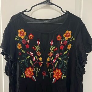 SHEIN Curve Black Dress